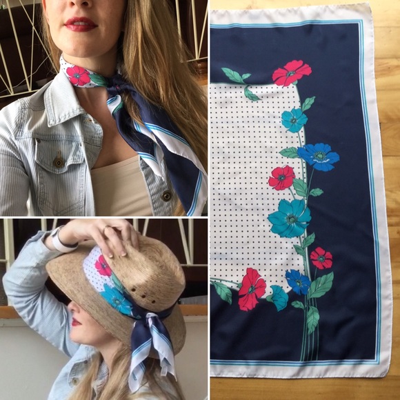 Vintage Accessories - Vintage Italian Scarf